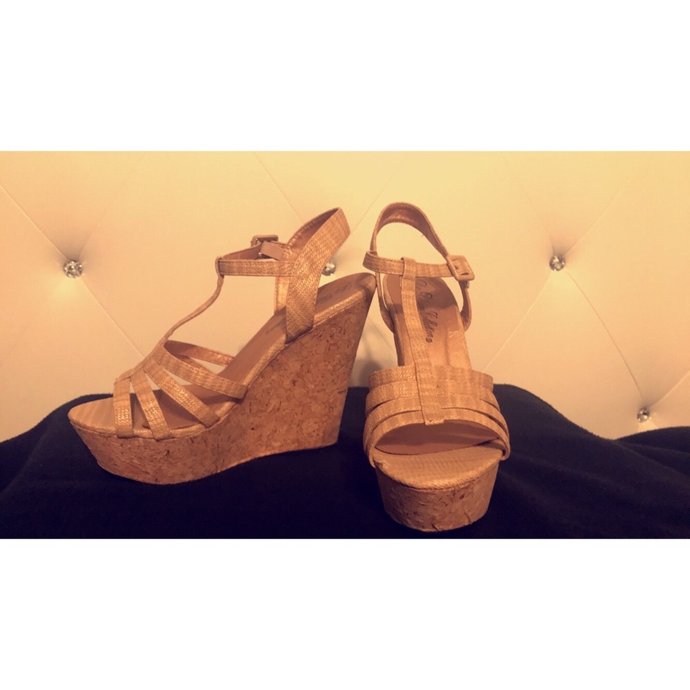 Tan wedges